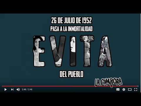 26 De Julio De 1952 - 64 Años Del Paso A La Inmortalidad De Eva Perón ...